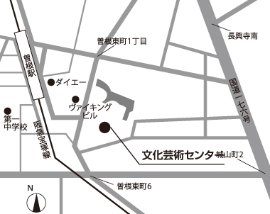 豊中市立文化芸術センター地図